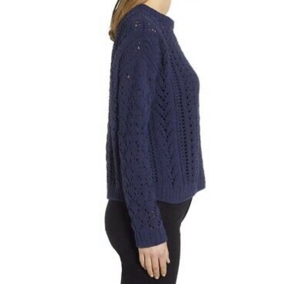 HALOGEN Sweater in Navy - Picture 4 of 8